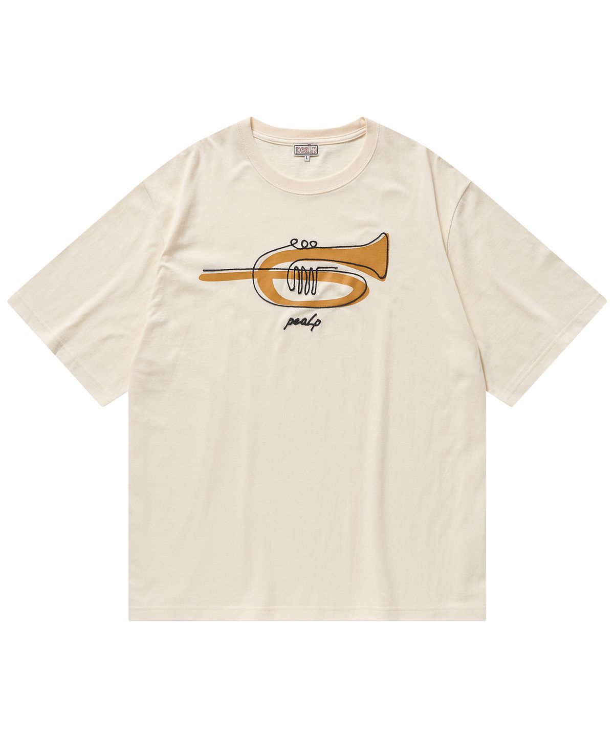 필프(PEALP) Trumpet Over T-Shirt (Cream)