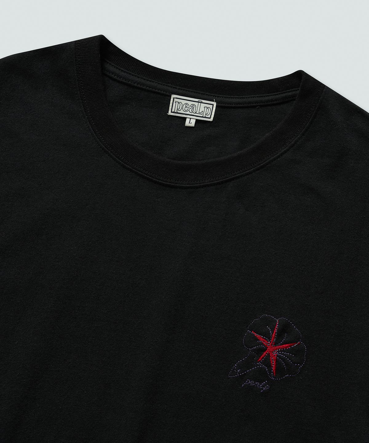 필프(PEALP) Morning Glory Essential T-Shirt (Black)