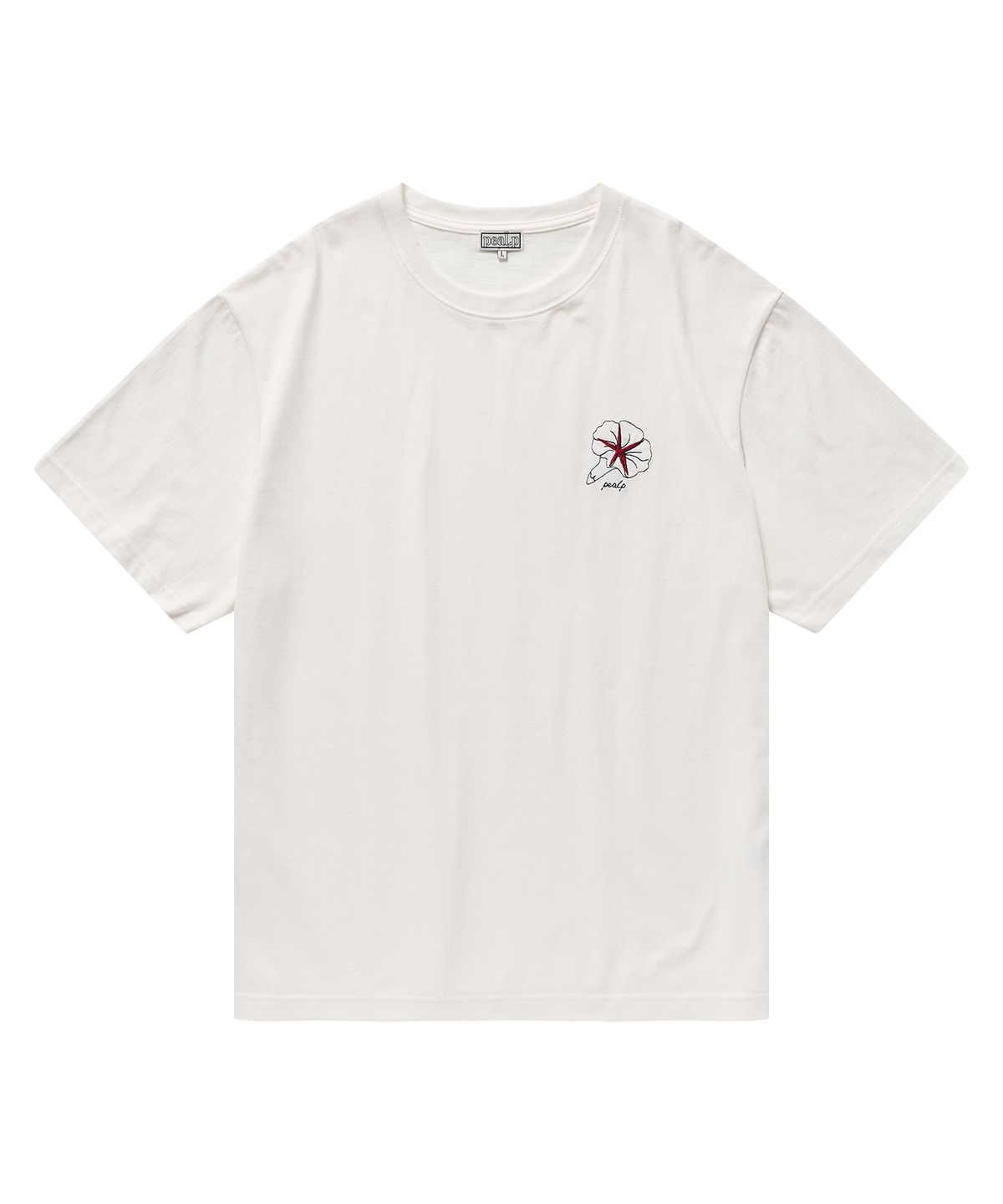 필프(PEALP) Morning Glory Essential T-Shirt (Off White)