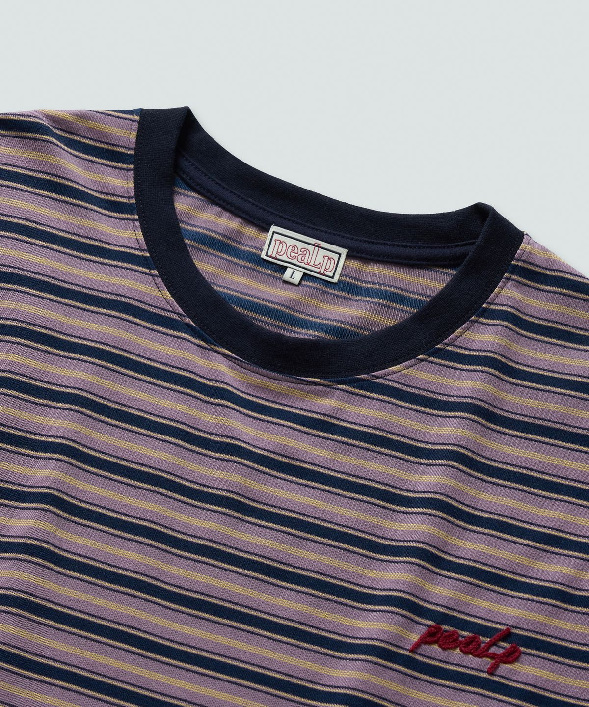 필프(PEALP) Three-Stripe Over T-Shirt (Purple)