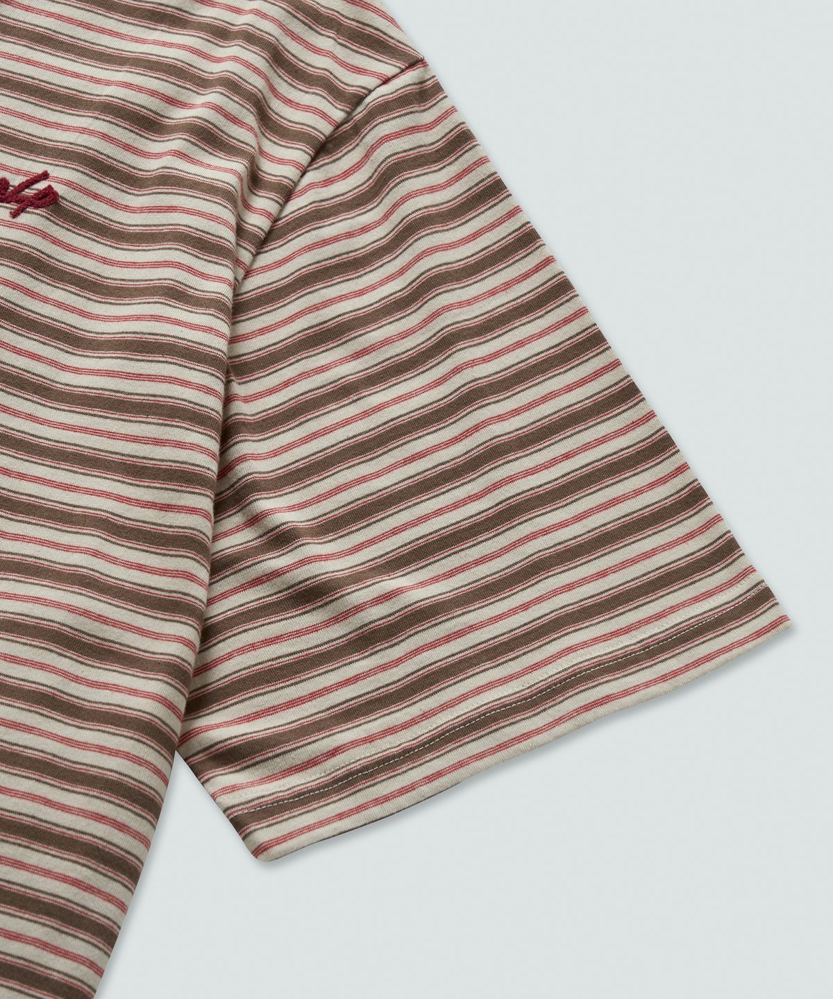 필프(PEALP) Three-Stripe Over T-Shirt (Brown)