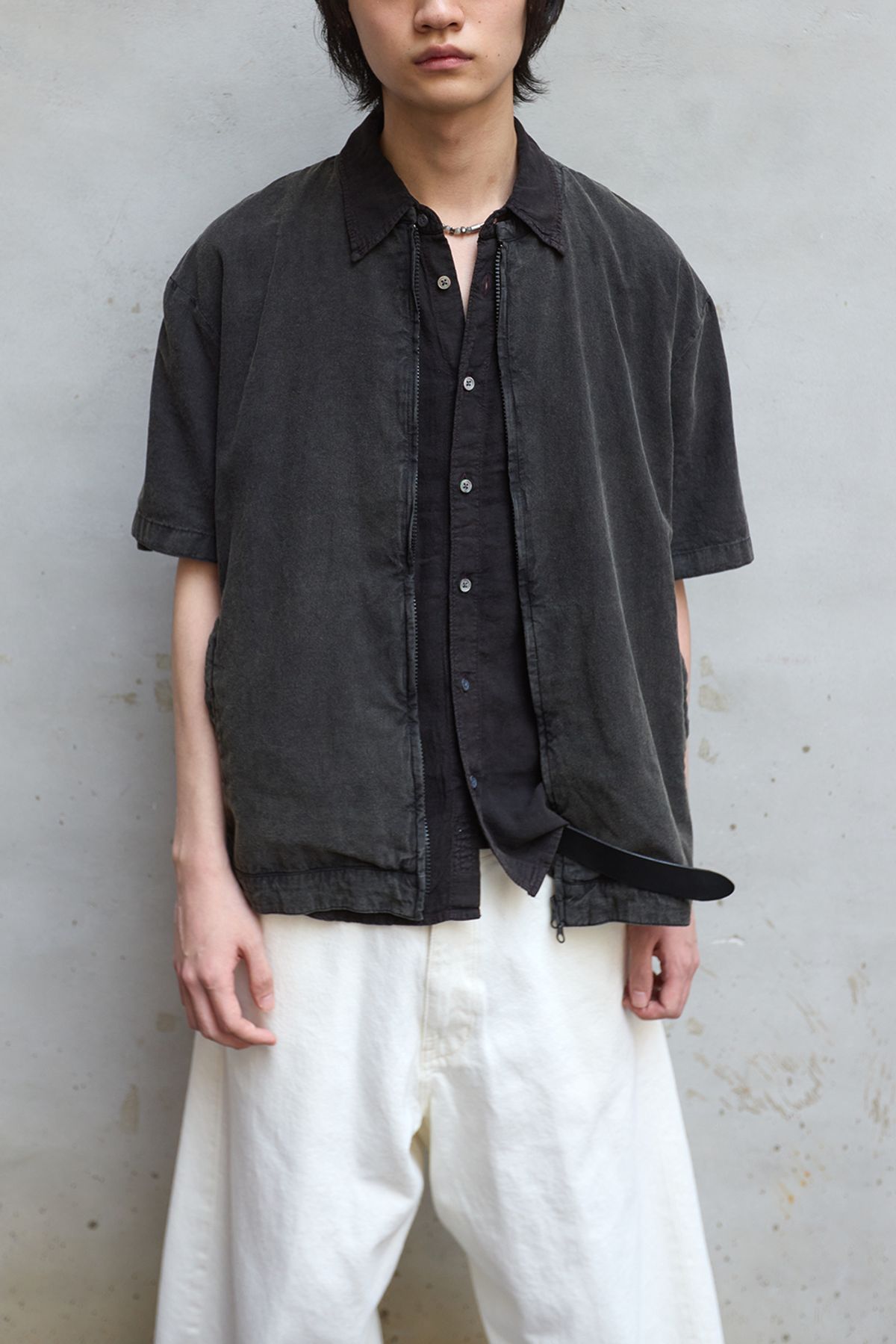 해칭룸(HATCHINGROOM) Layer Shirket Dusty Black