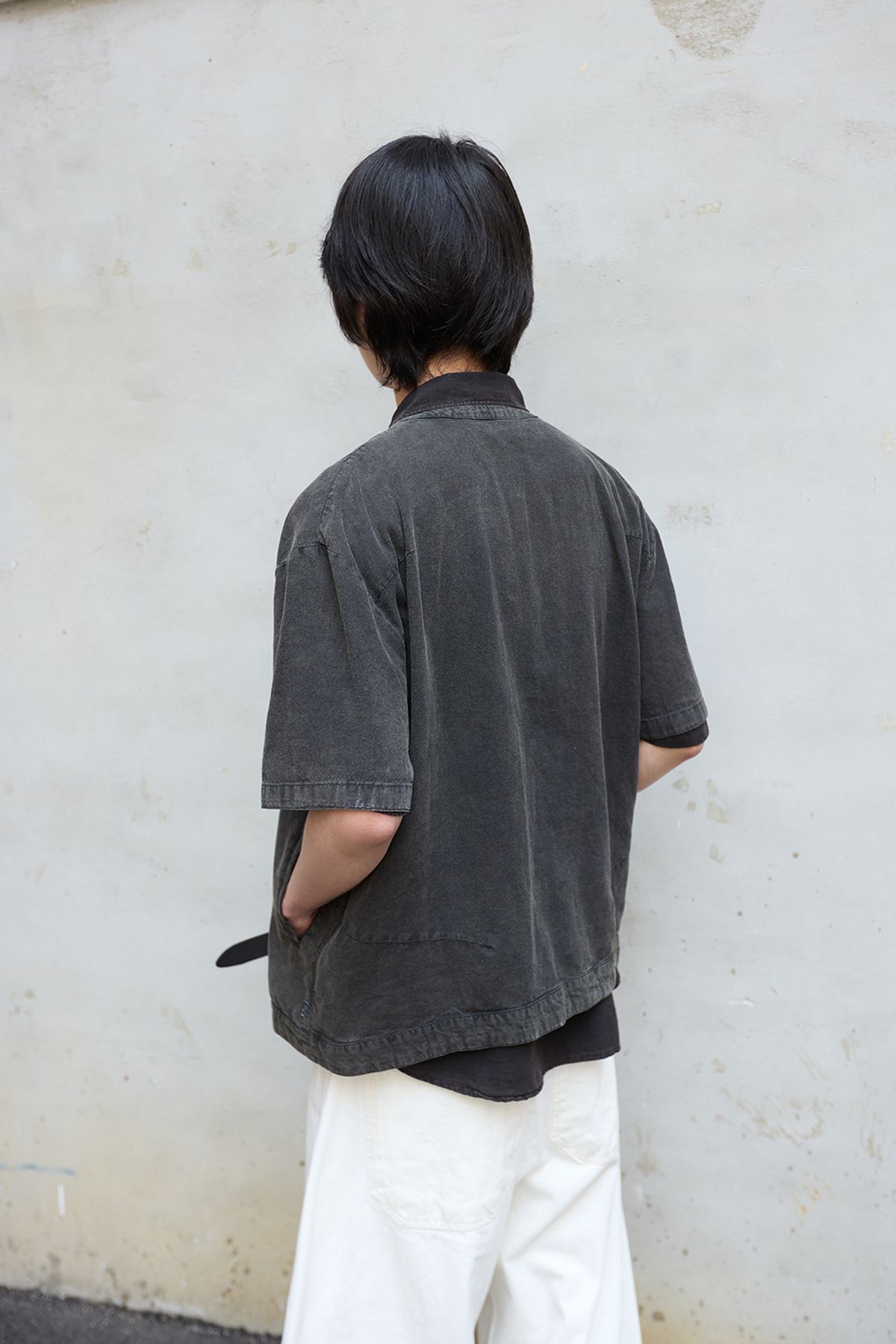 해칭룸(HATCHINGROOM) Layer Shirket Dusty Black