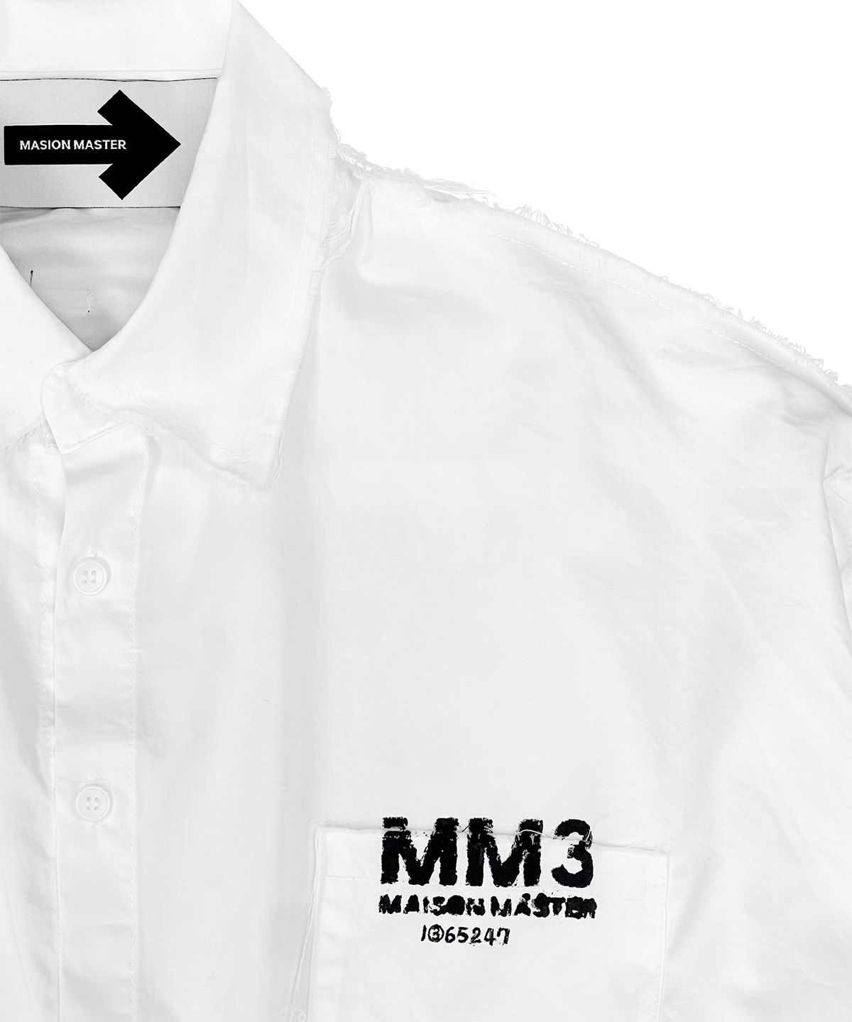 메종마스터(MAISON MASTER) MM3 화이트데끼 셔츠