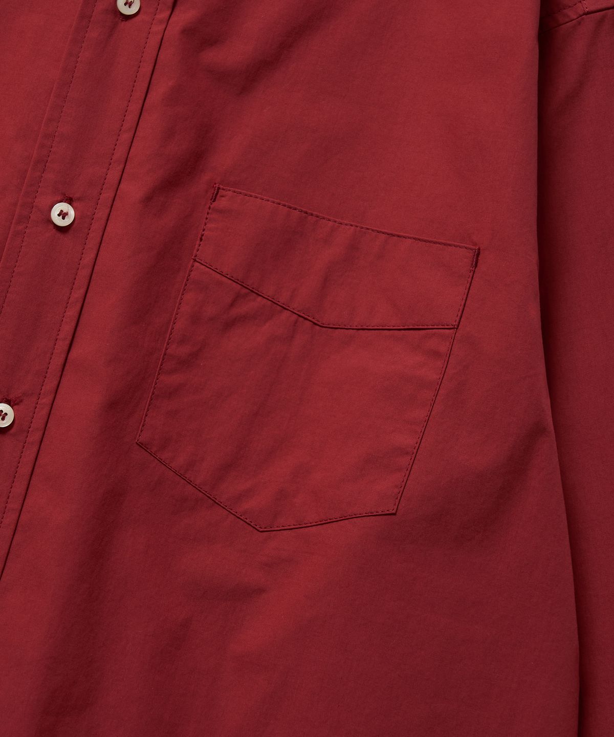 필프(PEALP) Basic Botton Shirt (Deep Red)
