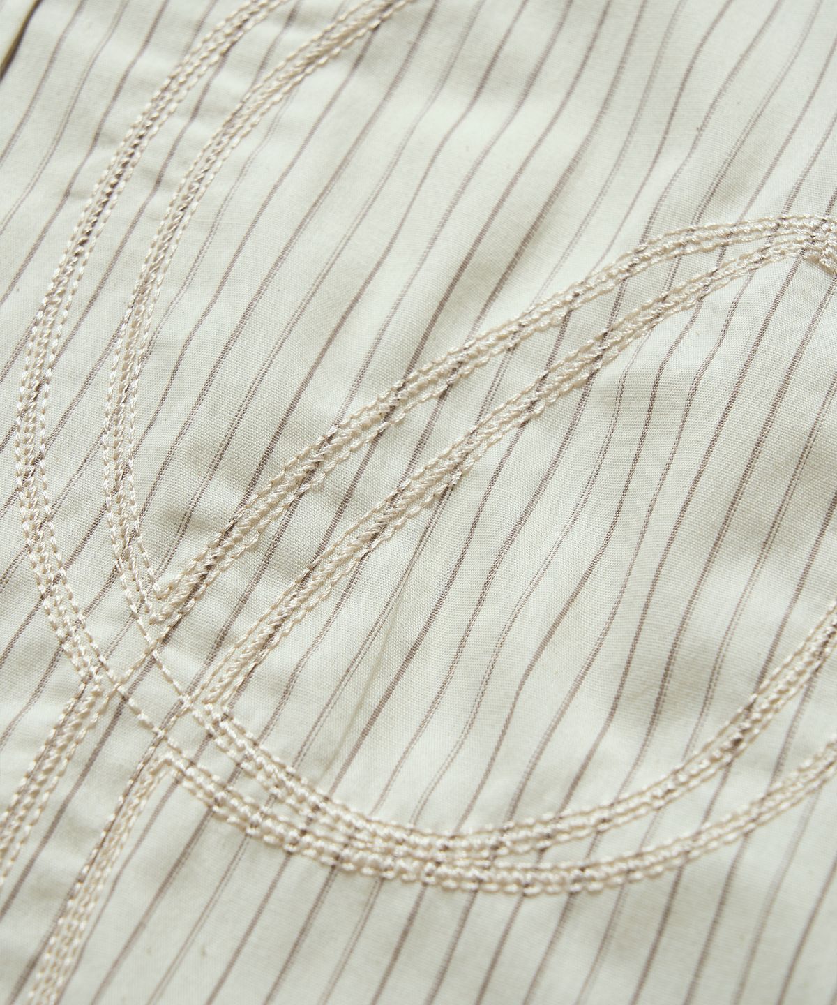 필프(PEALP) Embroidery Lasso ST Half Shirts (Brown)
