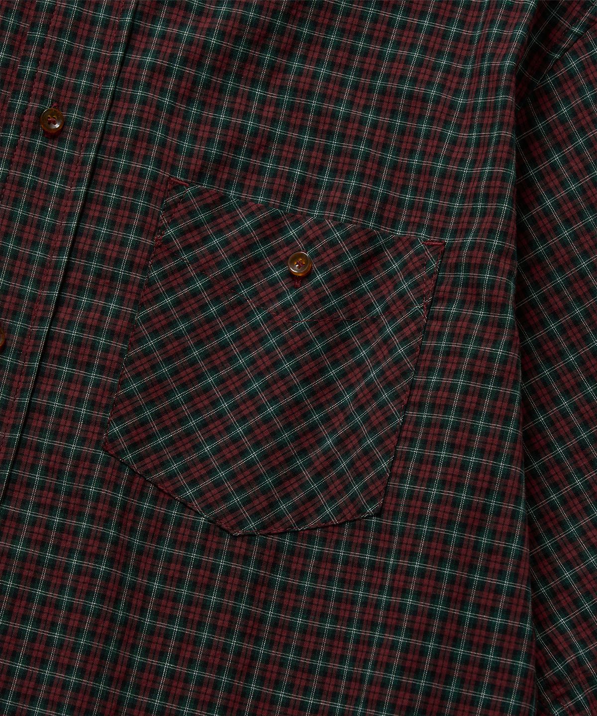 필프(PEALP) Two-Tone Check Shirts (Red)