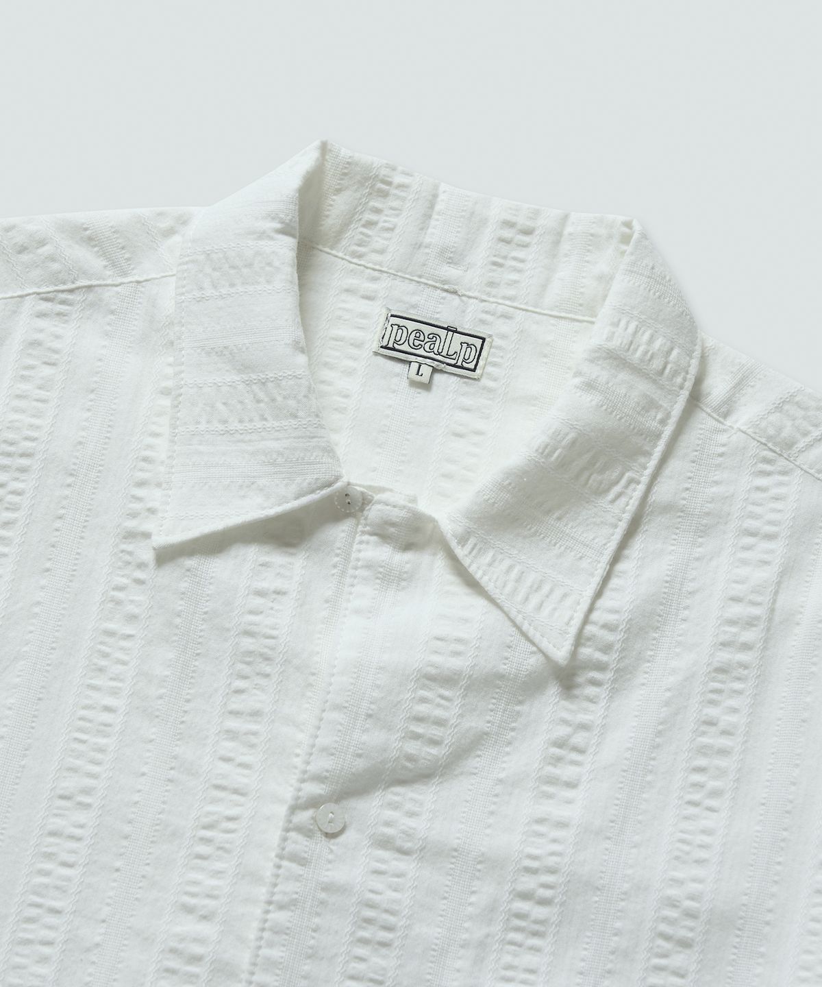 필프(PEALP) Classic Cabra Half Shirts (Off White)