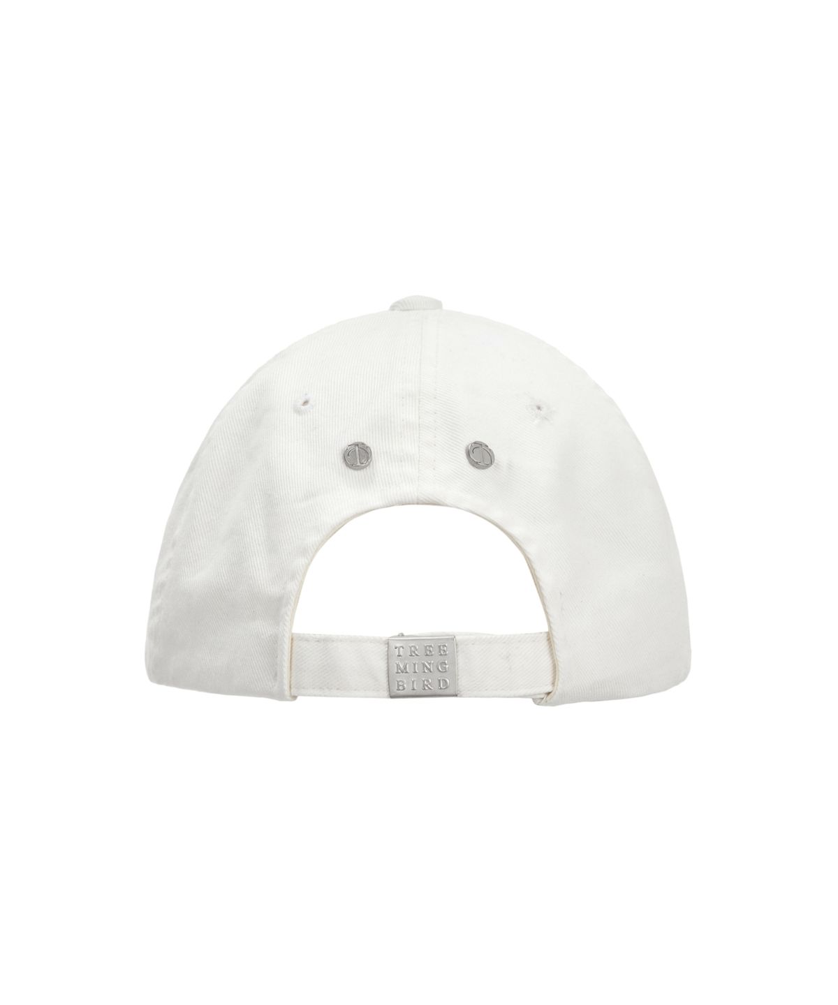 트리밍버드(TREEMINGBIRD) Raw Cut Damage Denim Cap [ White ]