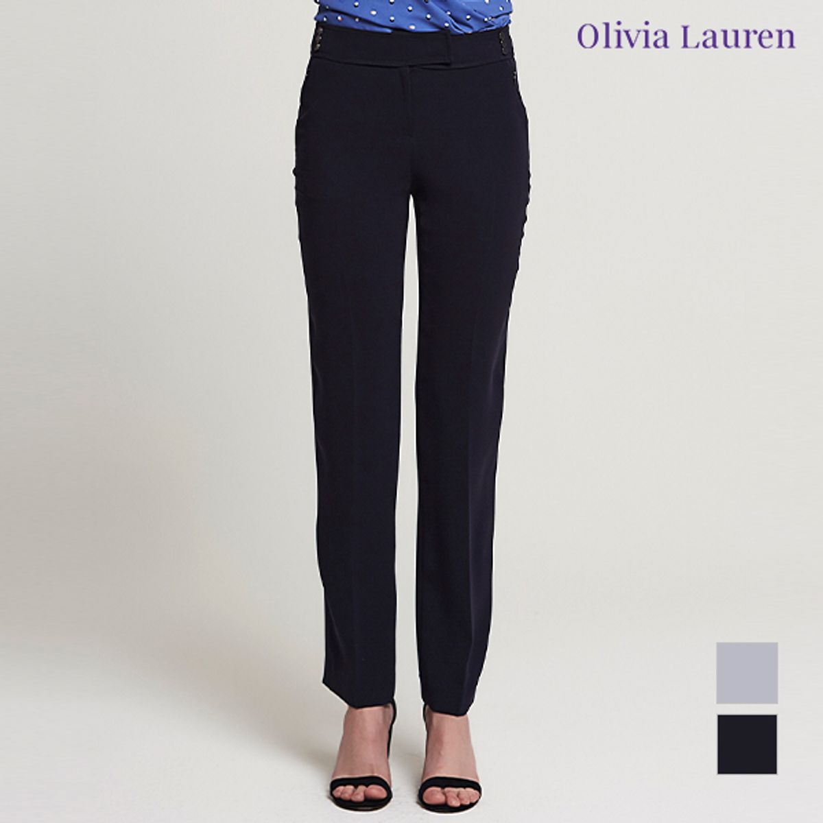 올리비아로렌(OLIVIALAUREN) 일자핏 팬츠_VOPGBVM3221