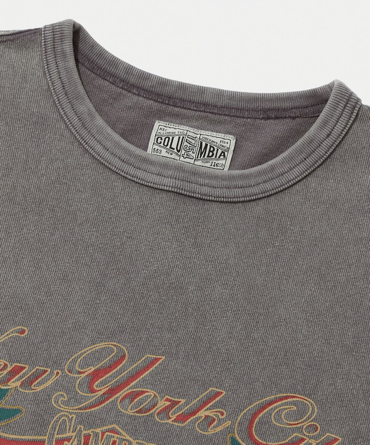 컬럼비아 유니버시티(COLUMBIA UNIVERSITY) CU CAMPUS MINERAL WASHED S/S T-SHIRTS GRAY