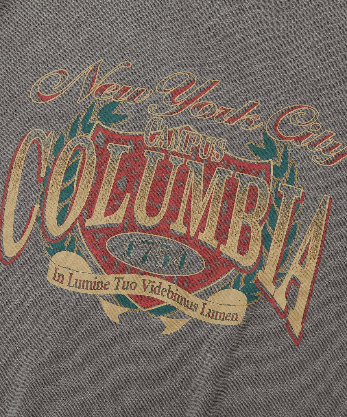 컬럼비아 유니버시티(COLUMBIA UNIVERSITY) CU CAMPUS MINERAL WASHED S/S T-SHIRTS GRAY