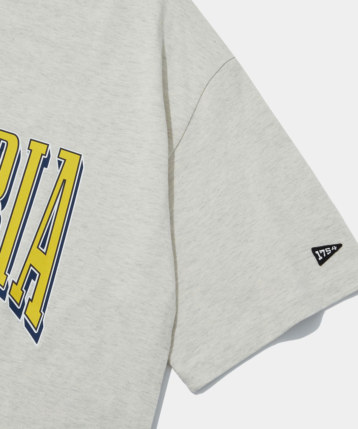 컬럼비아 유니버시티(COLUMBIA UNIVERSITY) VTG CRACK LOGO S/S T-SHIRTS OATMEAL