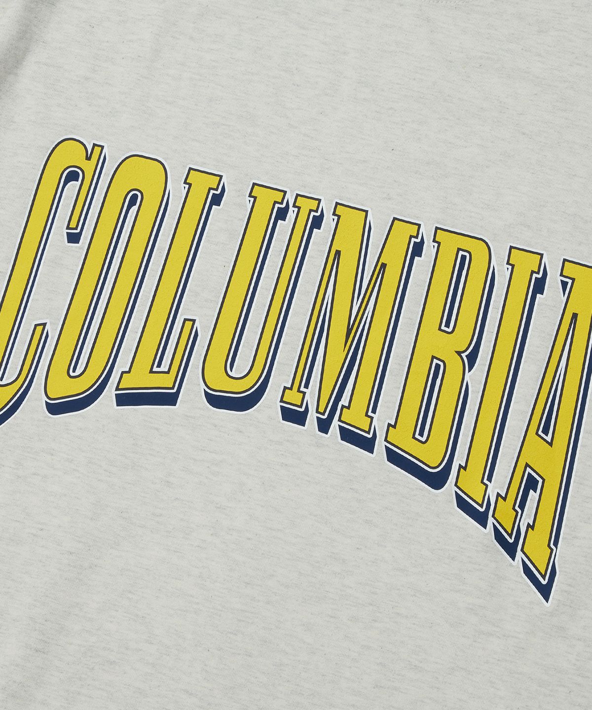 컬럼비아 유니버시티(COLUMBIA UNIVERSITY) VTG CRACK LOGO S/S T-SHIRTS OATMEAL