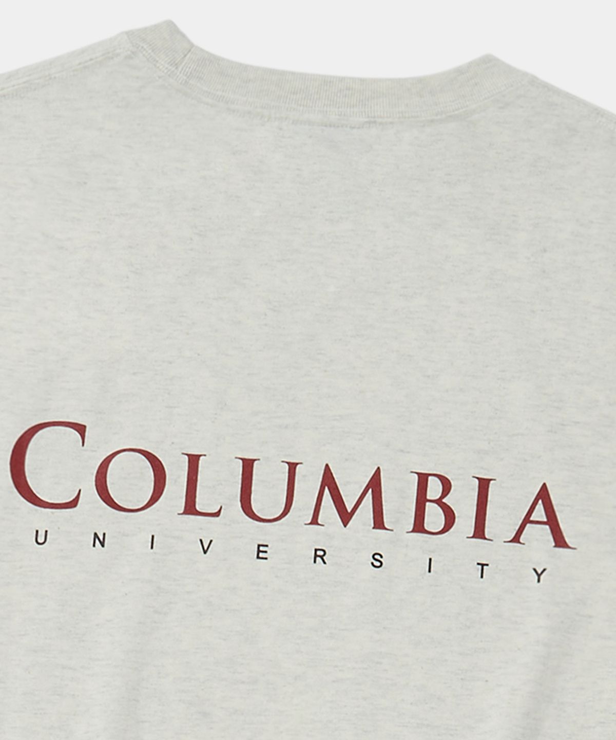 컬럼비아 유니버시티(COLUMBIA UNIVERSITY) CU SIG LOGO S/S T-SHIRTS OATMEAL