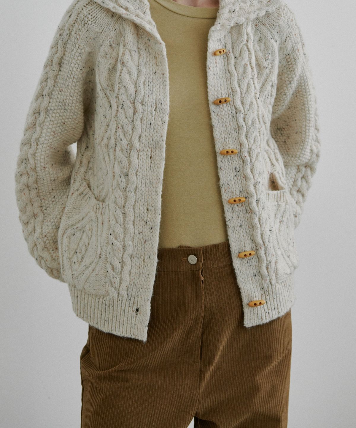 위오이(WIOE) Sally Coduroy Pants_Camel