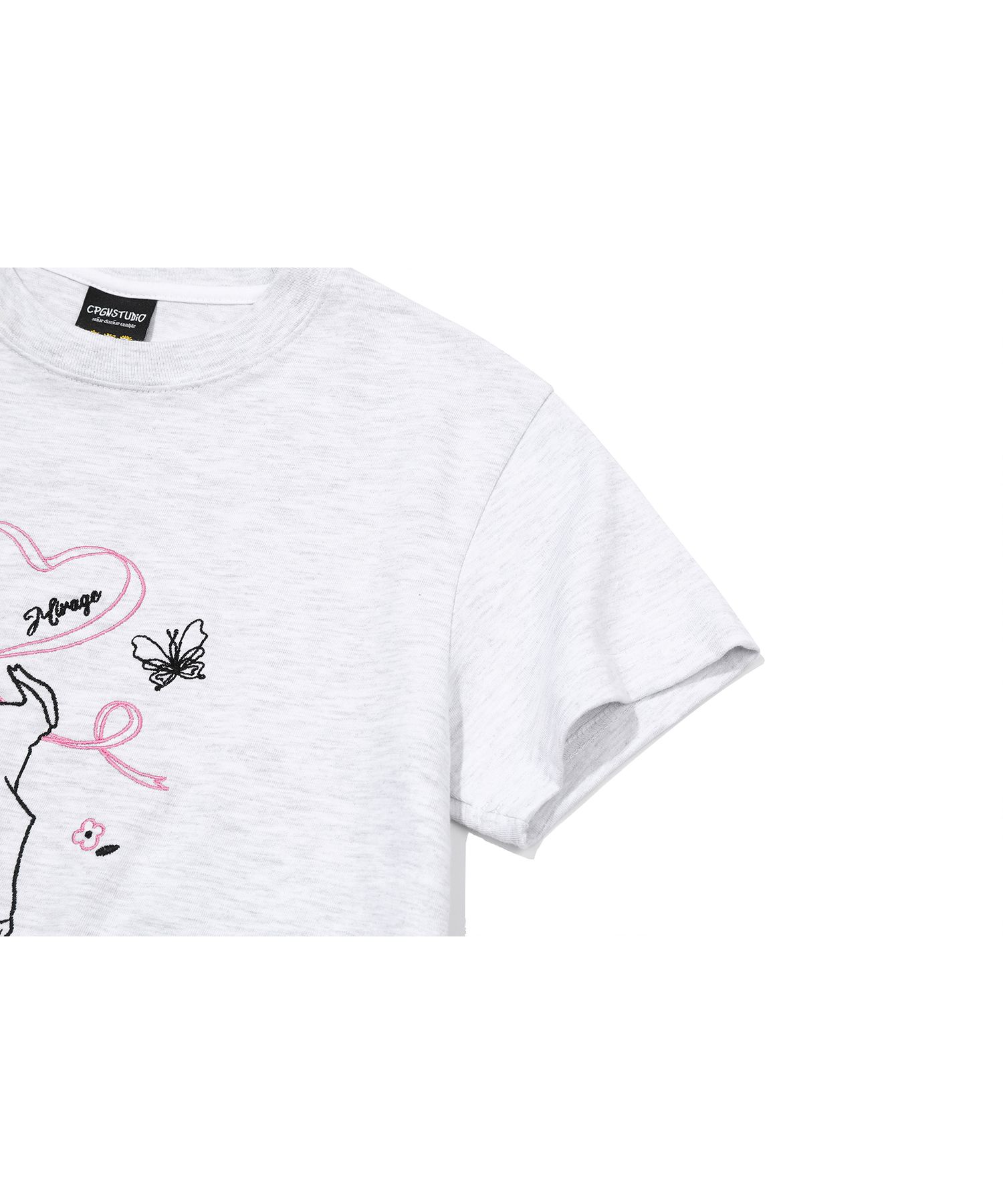 MUSINSA | CPGN STUDIO Dear Bloom Crop Short Sleeve T-Shirt