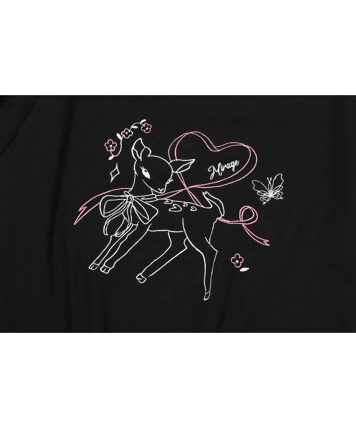 【CPGN STUDIO】WILL BLOOM Embroidery Short Sleeve T-shirt MUSINSA | CPGN STUDIO Dear Bloom Crop Short Sleeve T-Shirt Black
