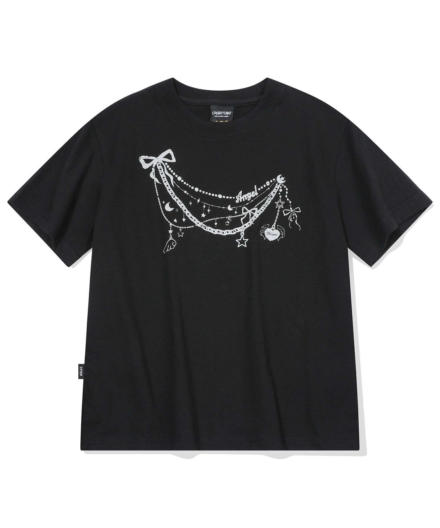 【CPGN STUDIO】23SS★ Deliver Angel Short Sleeve Tee MUSINSA | CPGN STUDIO Basket Angel Short Sleeve T-shirt Cream