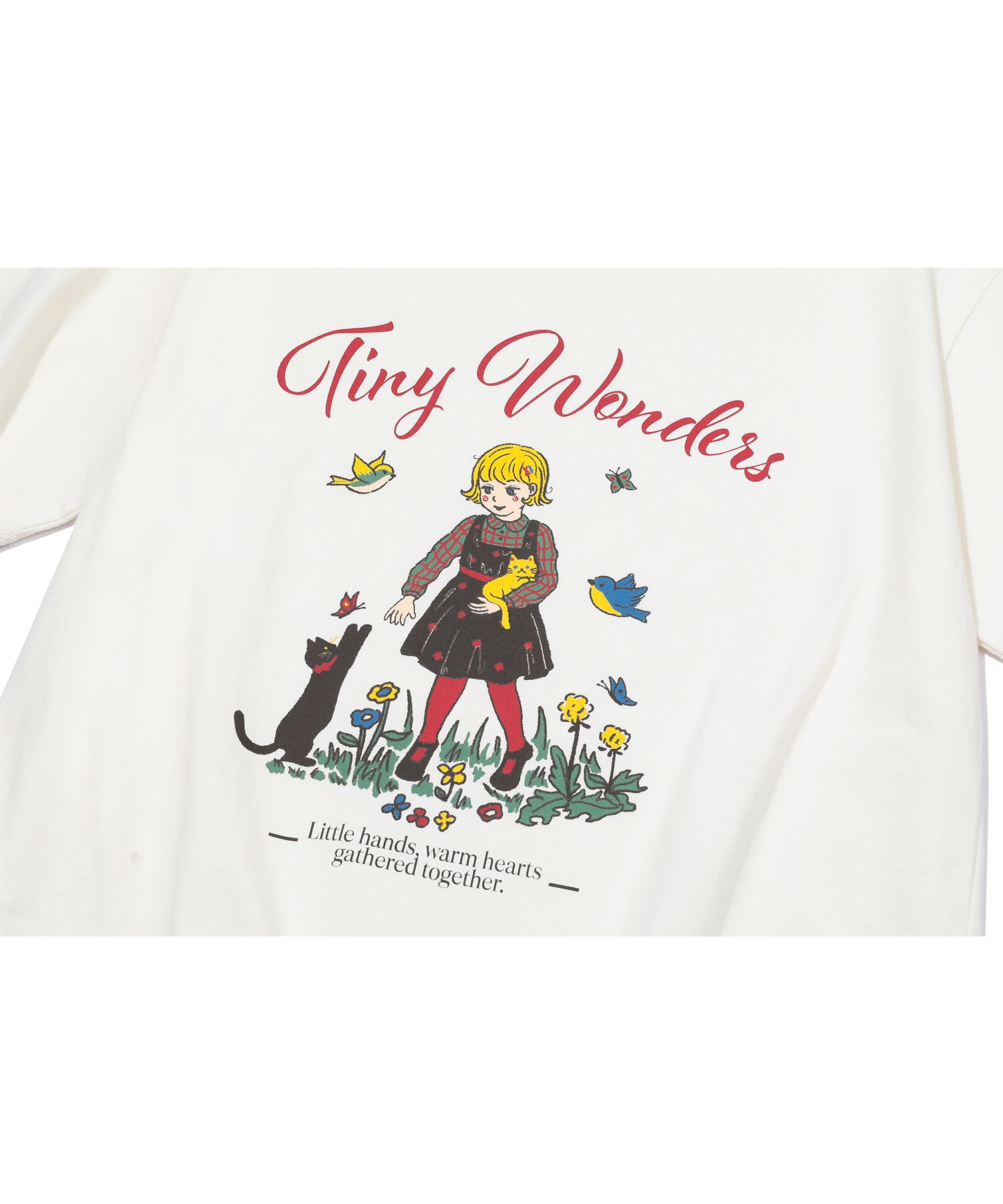 [CPGN STUDIO]★25SS★韓国人気★WONDERS SHORT SLEEVE T-SHIRT MUSINSA公式 | CPGN STUDIO Wonders short sleeve cream