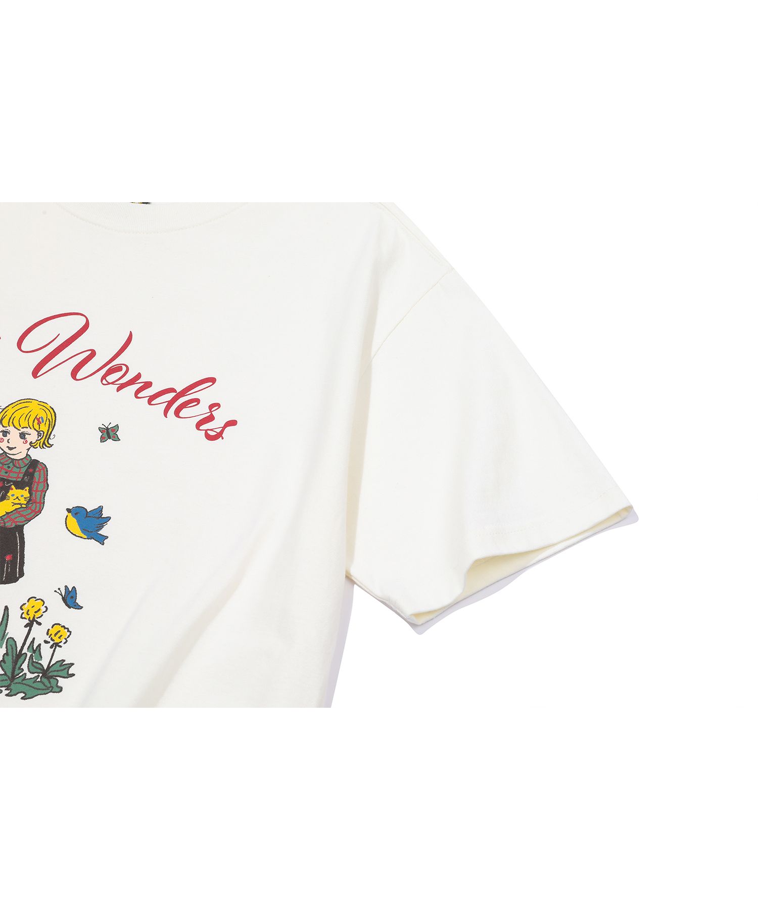 [CPGN STUDIO]★25SS★韓国人気★WONDERS SHORT SLEEVE T-SHIRT MUSINSA公式 | CPGN STUDIO Wonders short sleeve cream