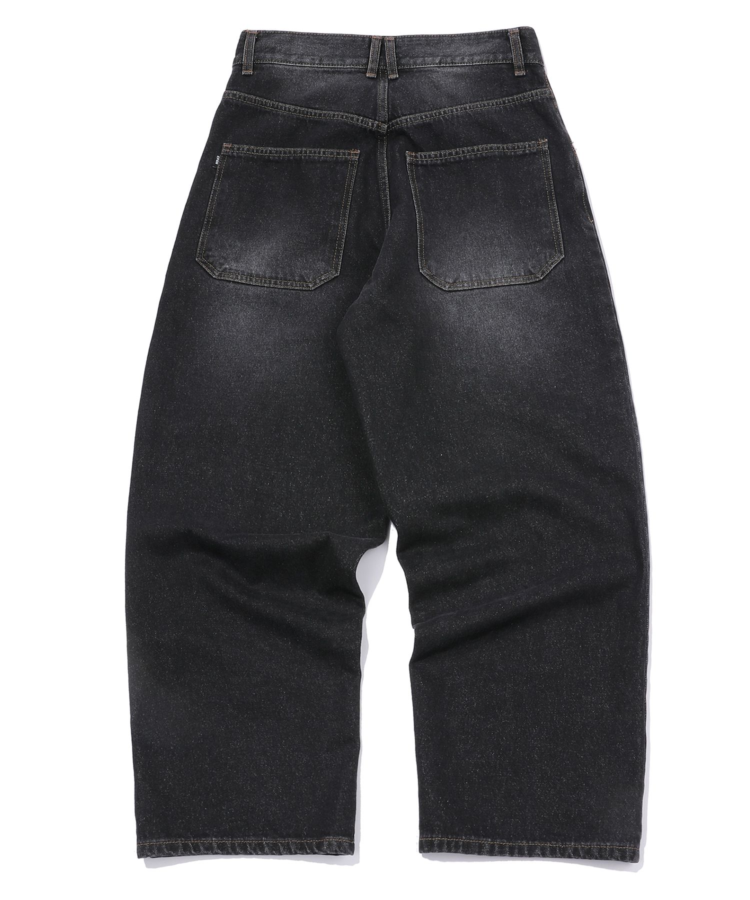 MUSINSA | CPGN STUDIO Wide denim pants washed black