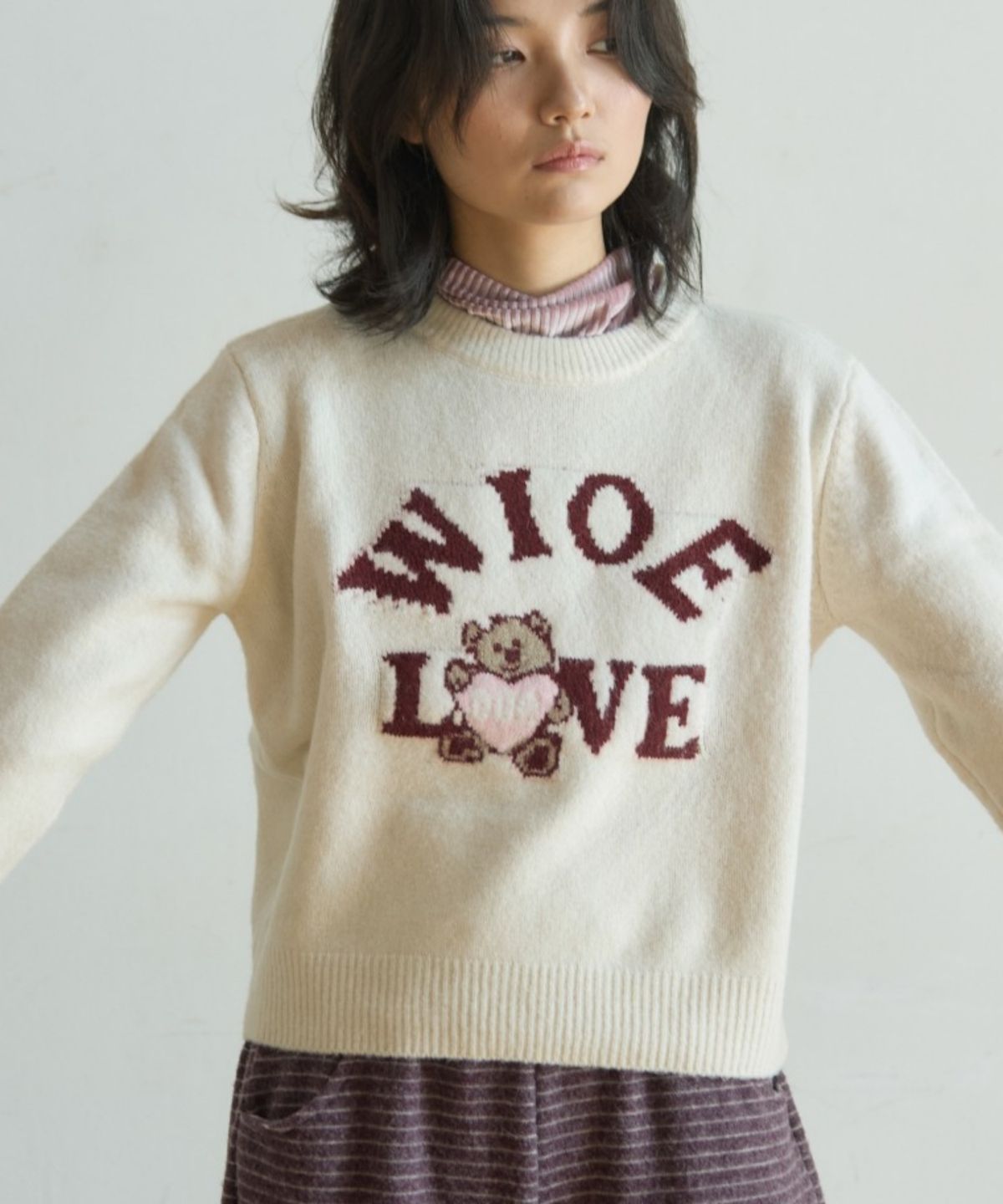 위오이(WIOE) Wioe Love Knit_Ivory
