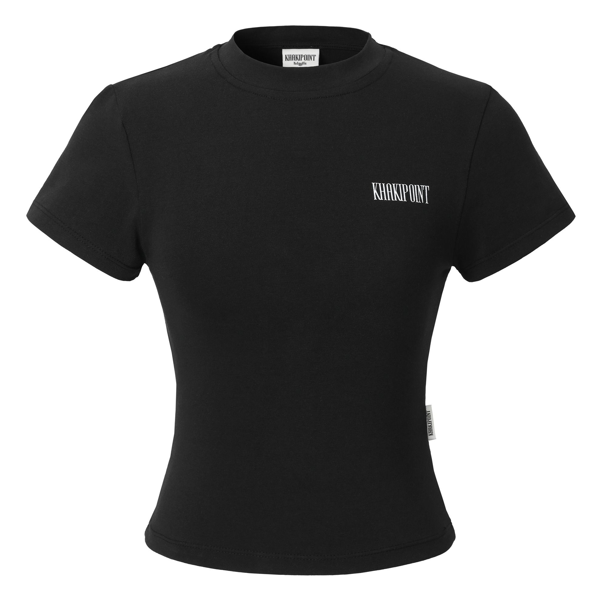 Tシャツ・カットソー KHAKIPOINT Basic Uneck Tshirt (black) ♥KHAKIPOINT♥ Basic Uneck Tshirt black (KHAKIPOINT/Tシャツ