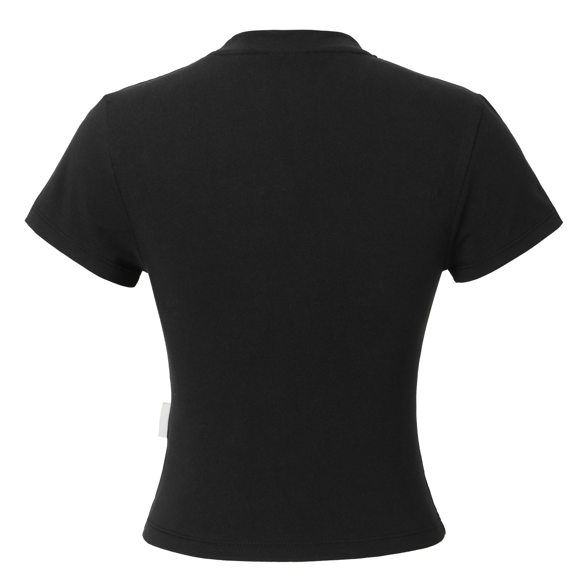 MUSINSA | KHAKIPOINT Basic Logo T-shirt (black)