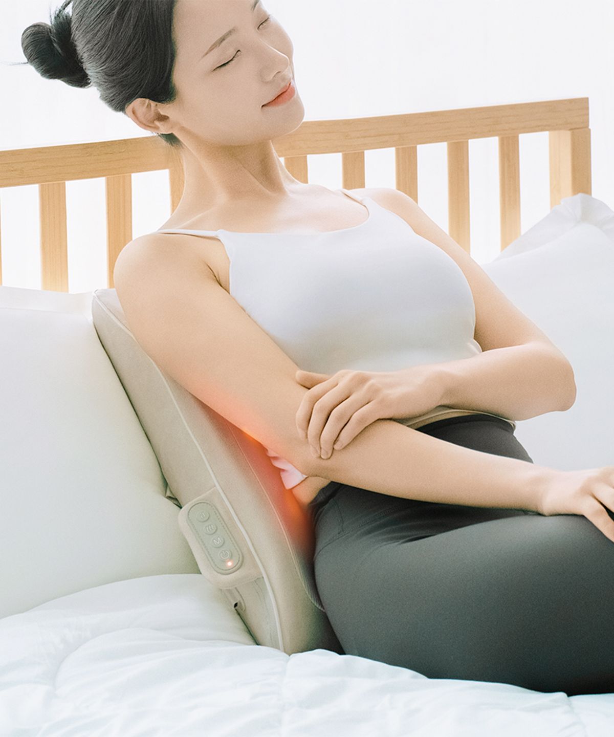 오아(OA) 무빙볼 무선 허리 쿠션 마사지기