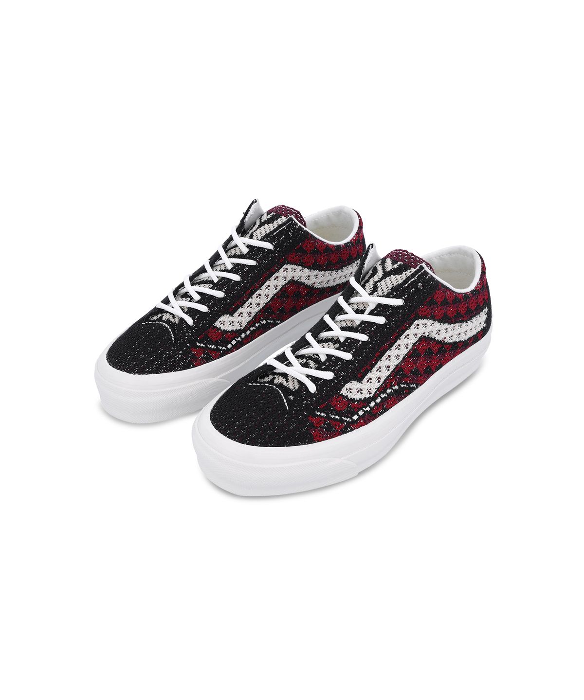 반스(VANS) 프리미엄 올드스쿨 36 EK - 지오 체크 보르도 / VN000EFKBRD1