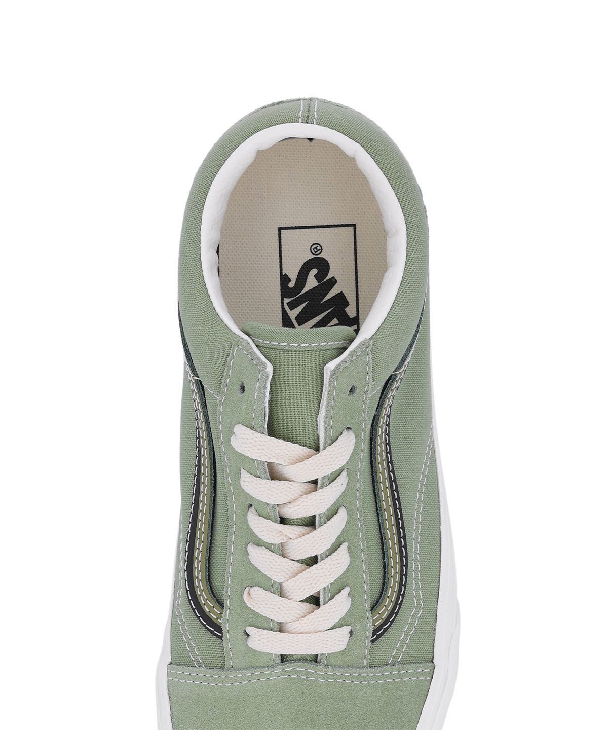 반스(VANS) 올드스쿨 DS - 스웨이드 뉴트럴 올리브:캔버스 그린 / VN000EG8GIS1
