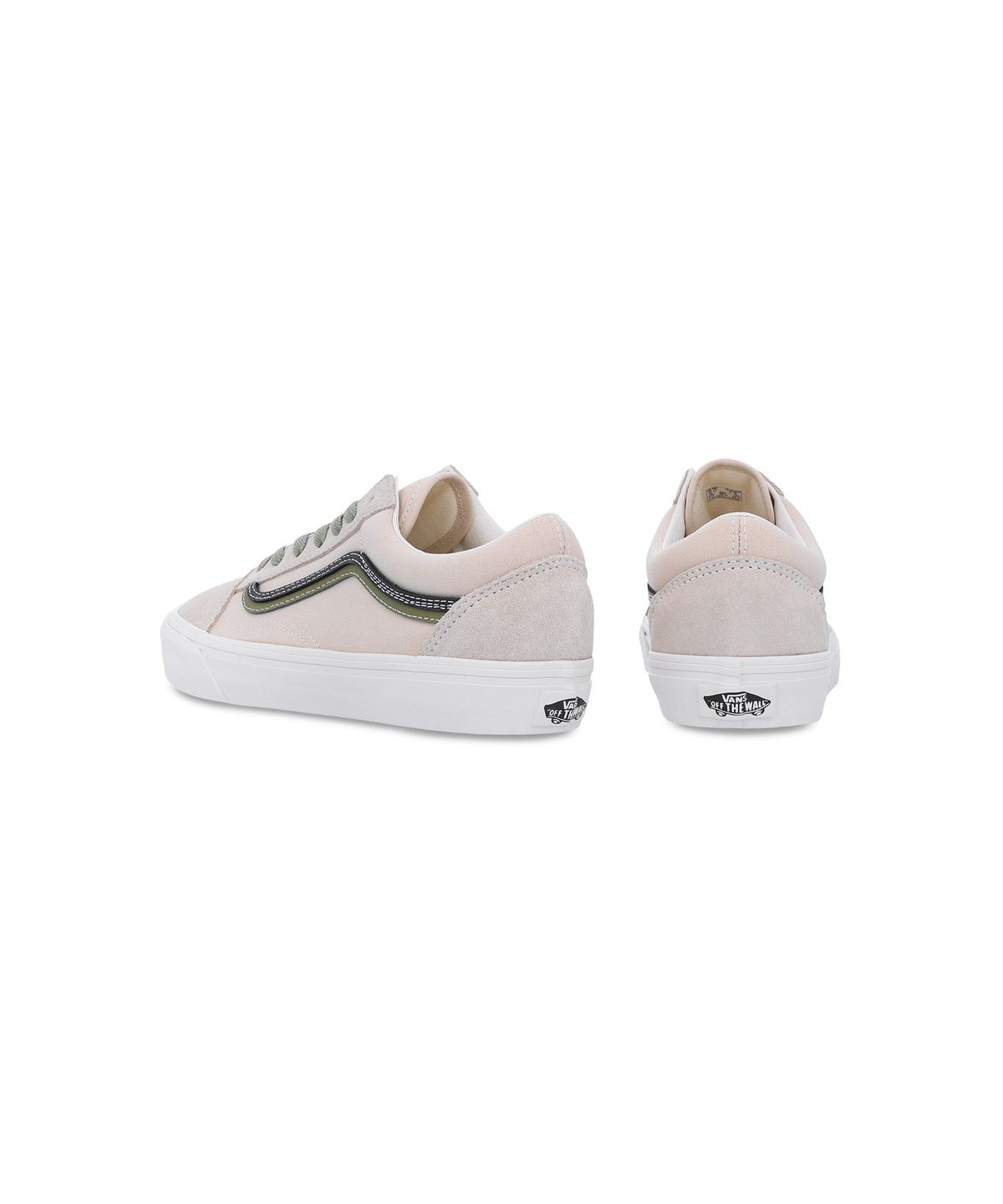반스(VANS) 올드스쿨 DS - 스웨이드 크림블루:캔버스 뉴트럴 올리브 / VN000EG8GIW1