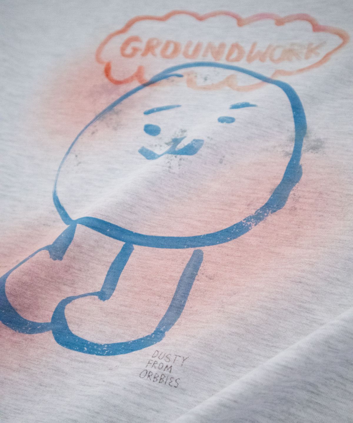 그라운드워크(GROUNDWORK) 더스티 티셔츠 / 라이트 멜란지그레이