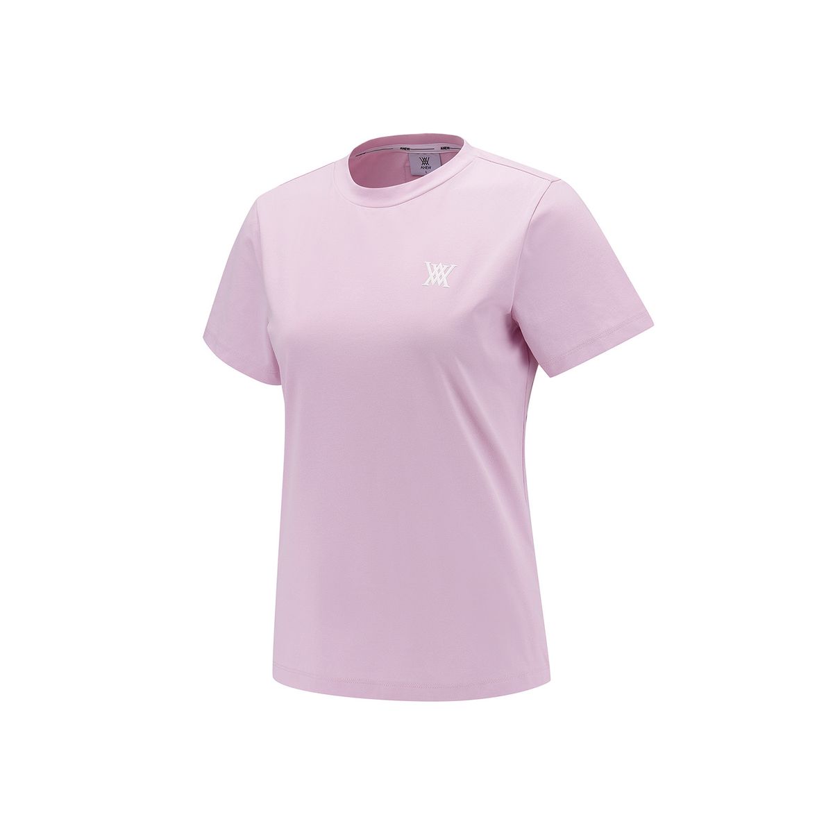 어뉴골프(ANEW GOLF) WOMEN SM ESSENTIAL ROUND SHORT T-SHIRT_PI