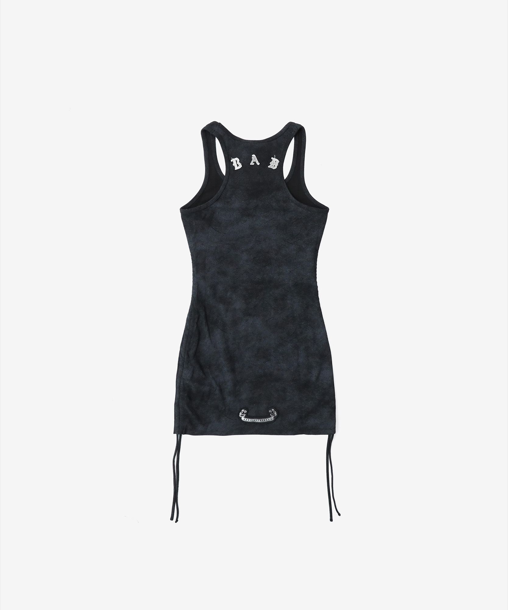 BADBLOOD ♥ Lion Patch Tank Mini Dress/追跡付 MUSINSA公式 | BADBLOOD Lion Patch Tank Mini Dress - Washed Black