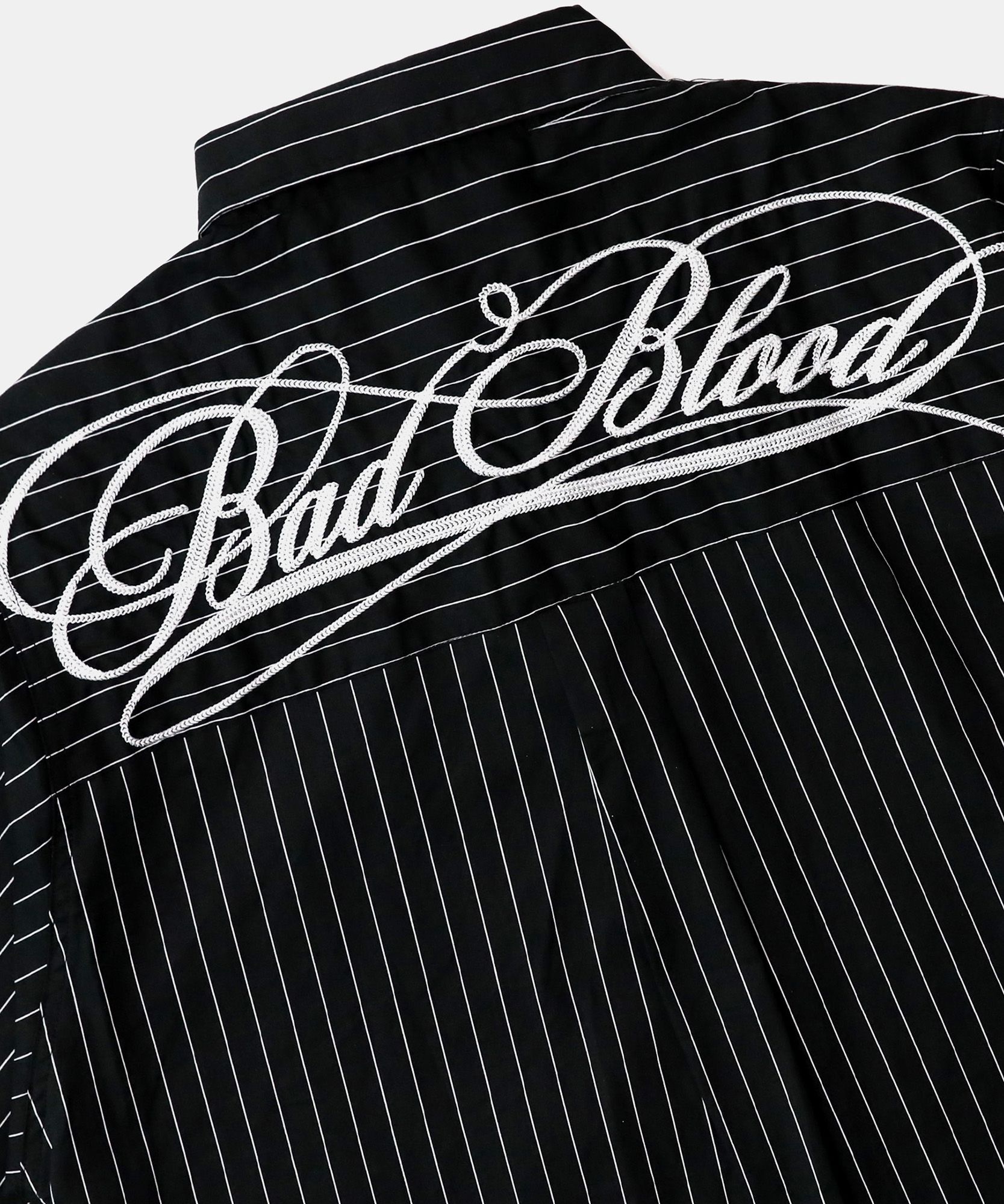 MUSINSA | BADBLOOD Dark Classic Short Sleeve Shirt - Black