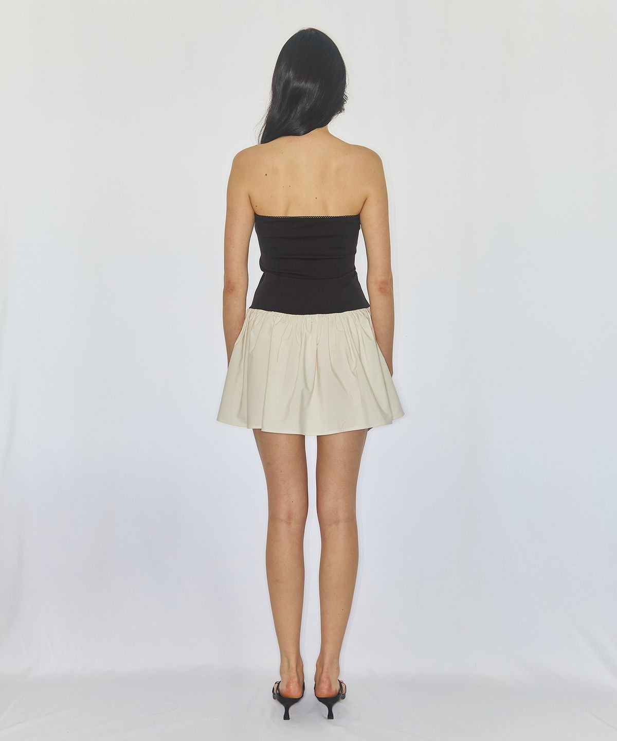 유히리(YUHEELEE) TUBE TOP MINI DRESS / BLACK