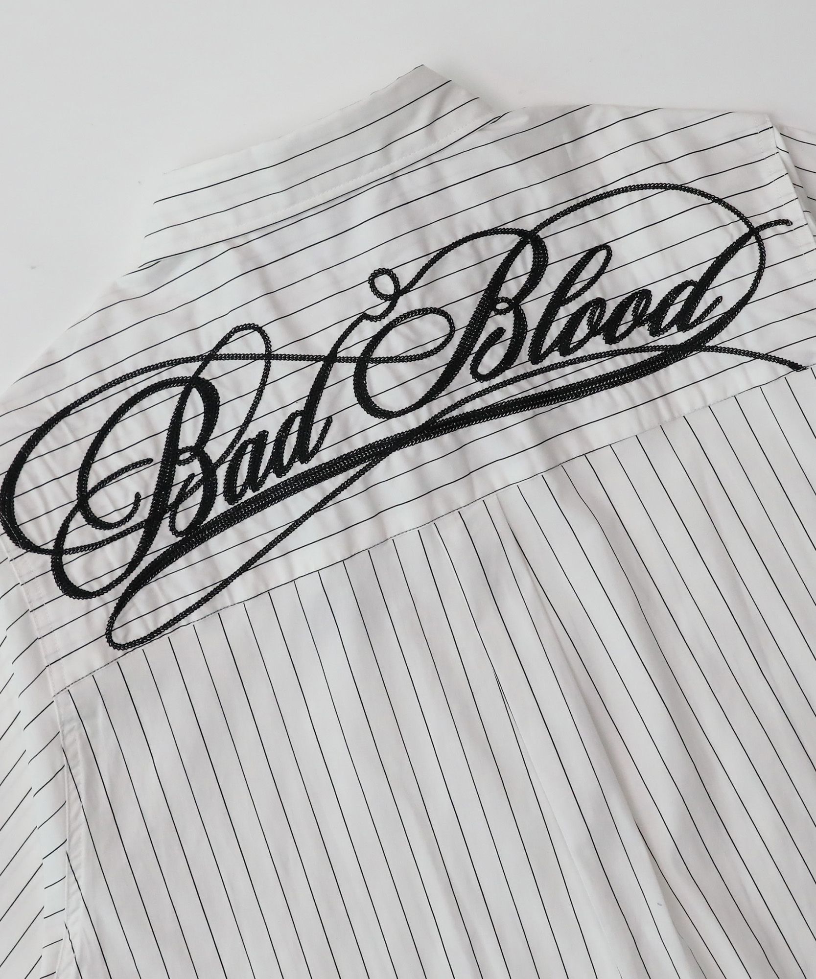MUSINSA | BADBLOOD Dark Classic Short Sleeve Shirt - White