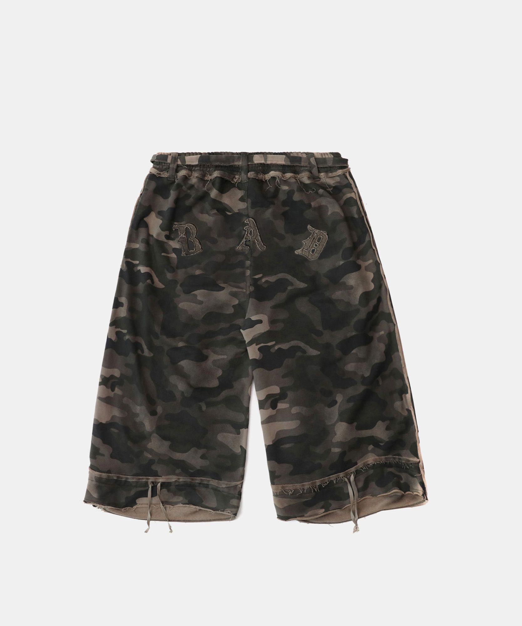 ★BADBLOOD★ Low Edge Bermuda Pants Camo MUSINSA | BADBLOOD Low Edge Bermuda Pants - Camo