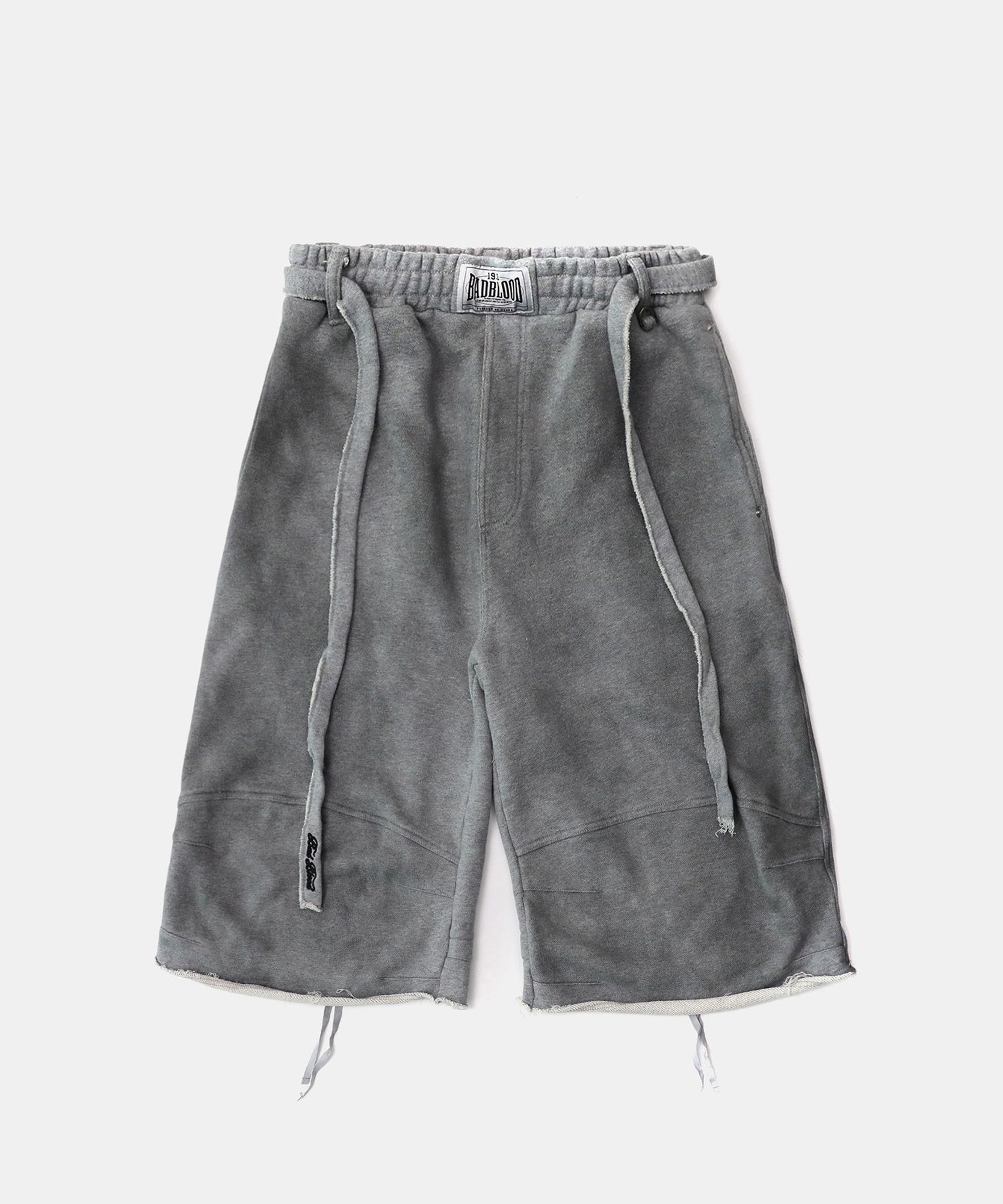 【BADBLOOD】Convex Denim Long Bermuda Pants ☆男女共用☆ MUSINSA | BADBLOOD Convex Bermuda Pants - Dusty Grey
