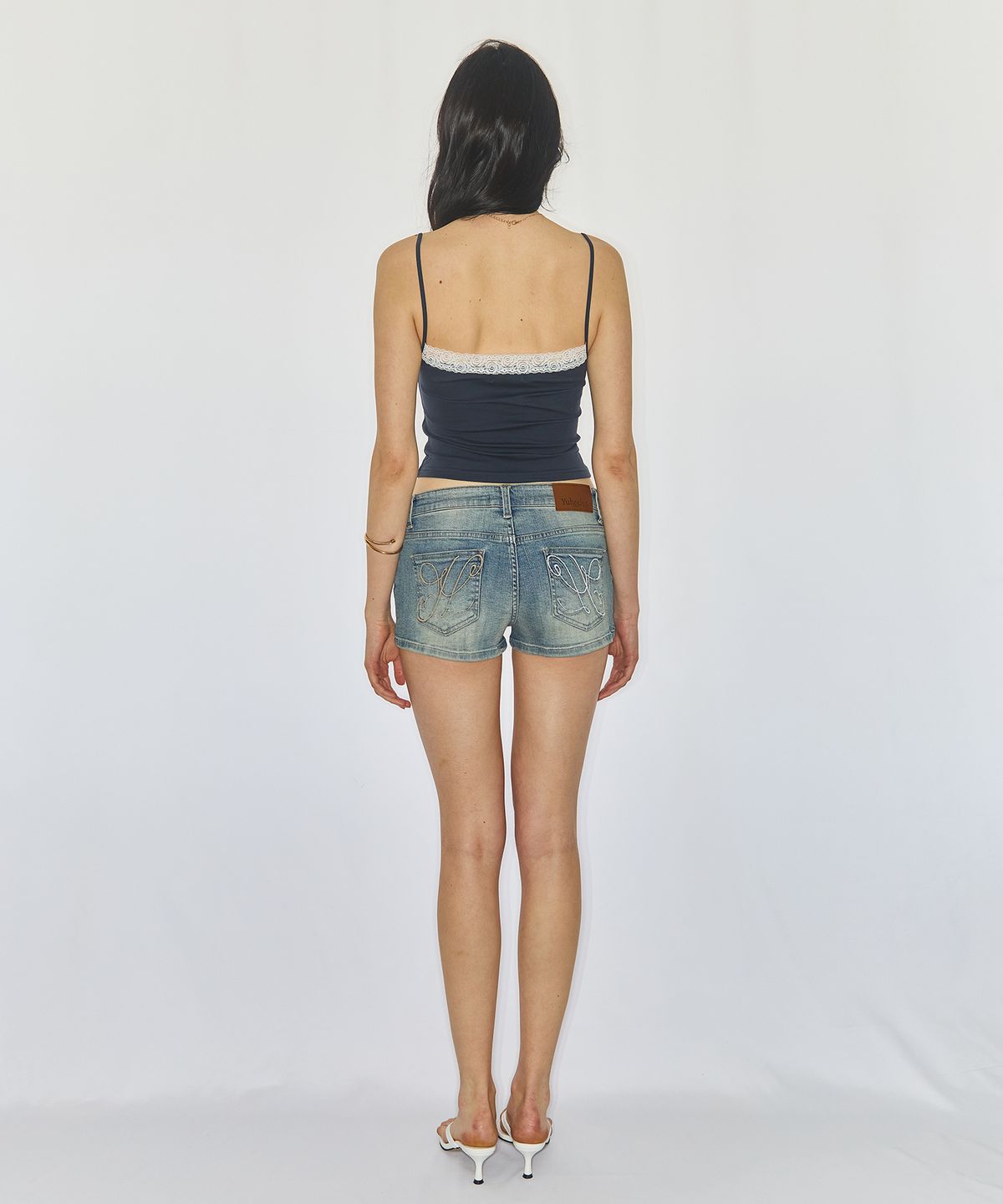 유히리(YUHEELEE) MICRO DENIM SHORTS / 연청