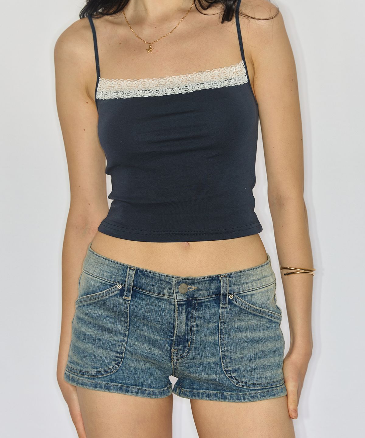 유히리(YUHEELEE) MICRO DENIM SHORTS / 연청