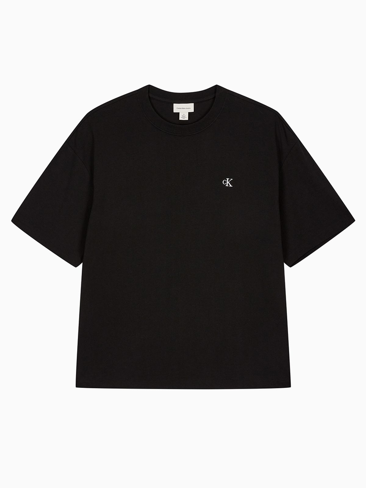 캘빈클라인 진(CALVIN KLEIN JEANS) 릴렉스핏 아카이브 로고 반팔 티셔츠 40HM229 UB1