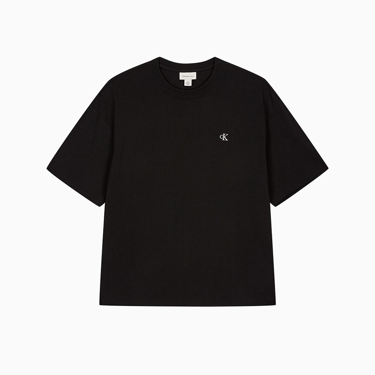 캘빈클라인 진(CALVIN KLEIN JEANS) 릴렉스핏 아카이브 로고 반팔 티셔츠 40HM229 UB1