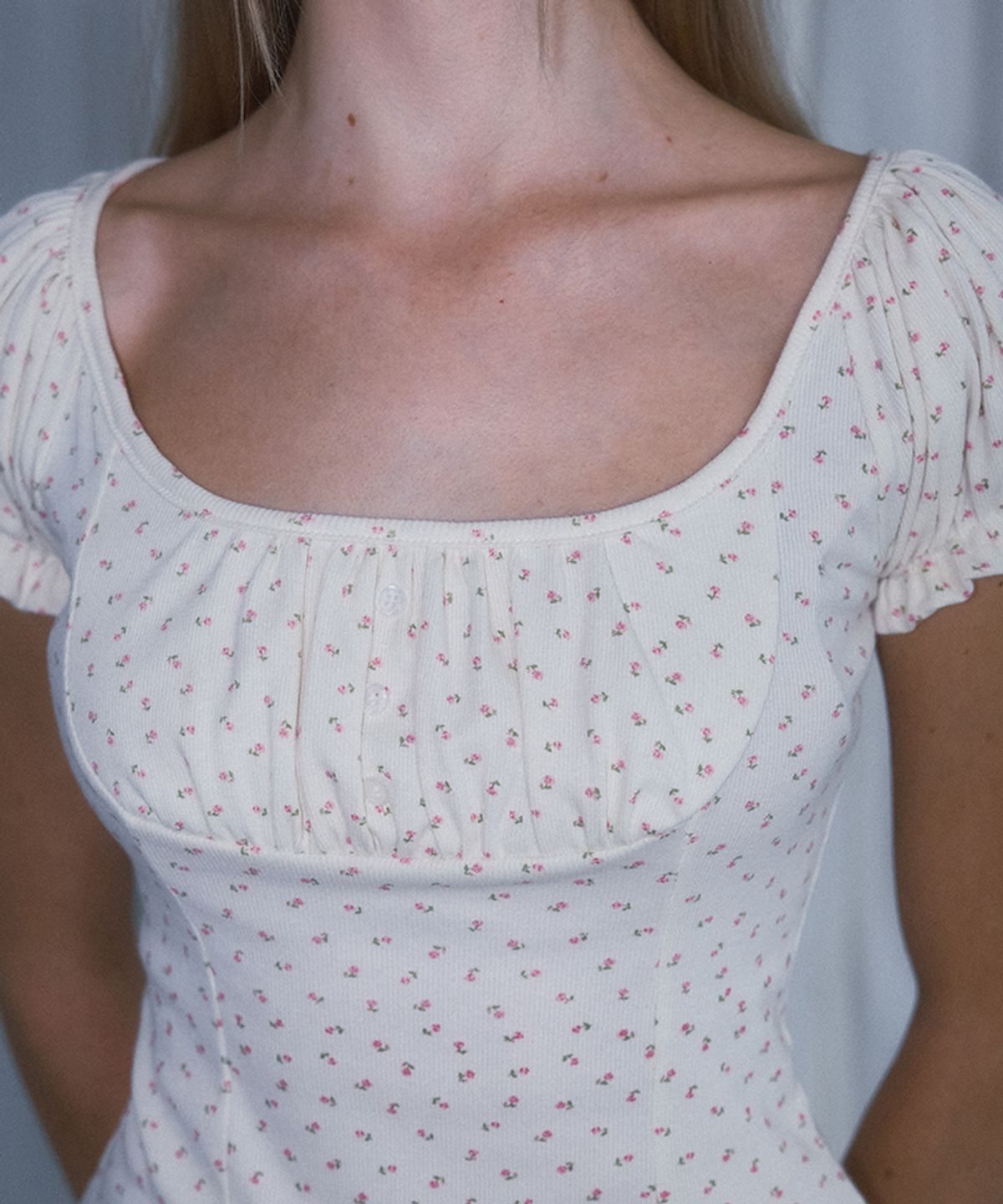 로제프란츠(ROSEFRANTZ) Baby Flower T-shirt [Cream]