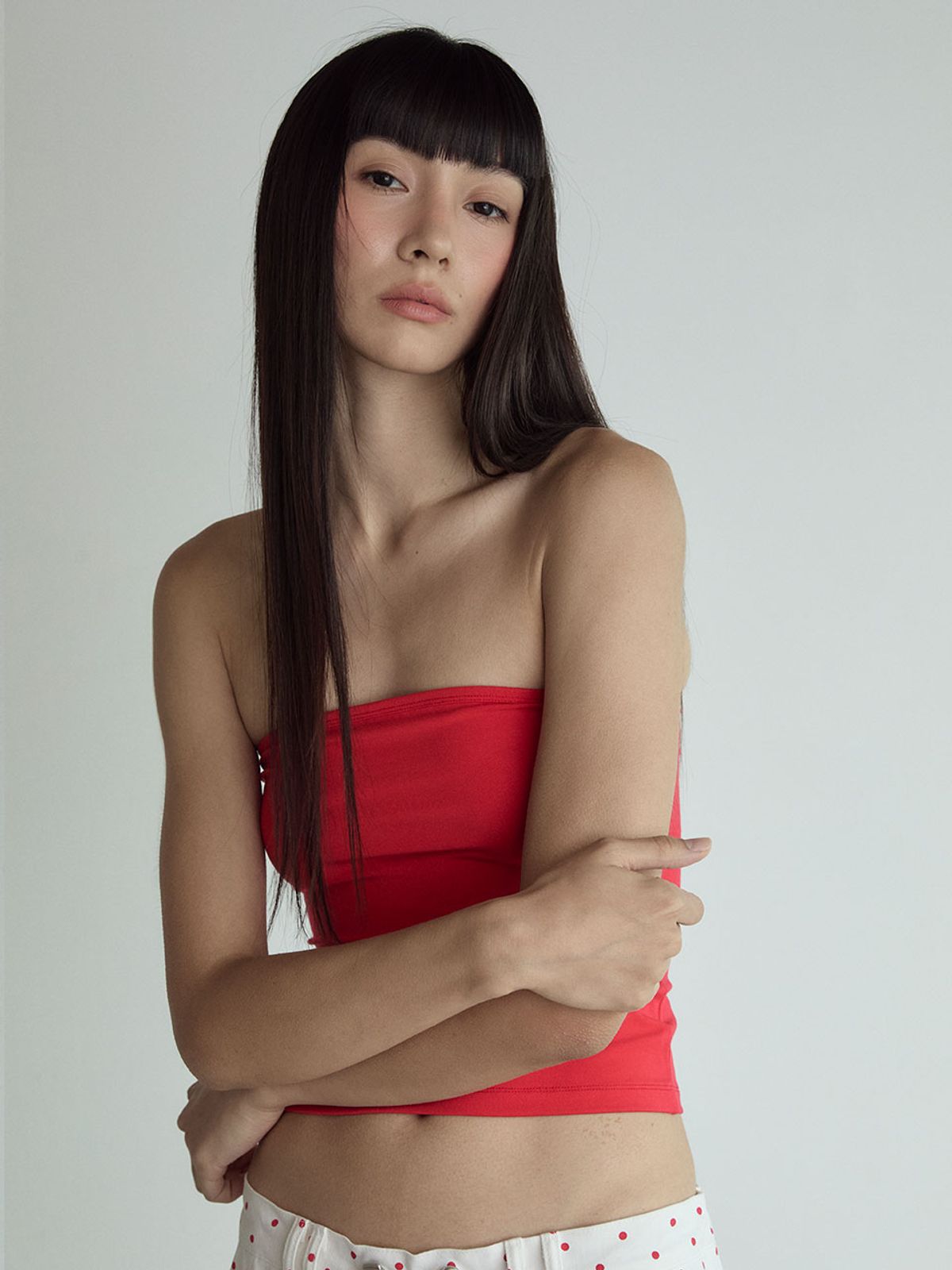 비수스(VISUS) Tube Top_Red