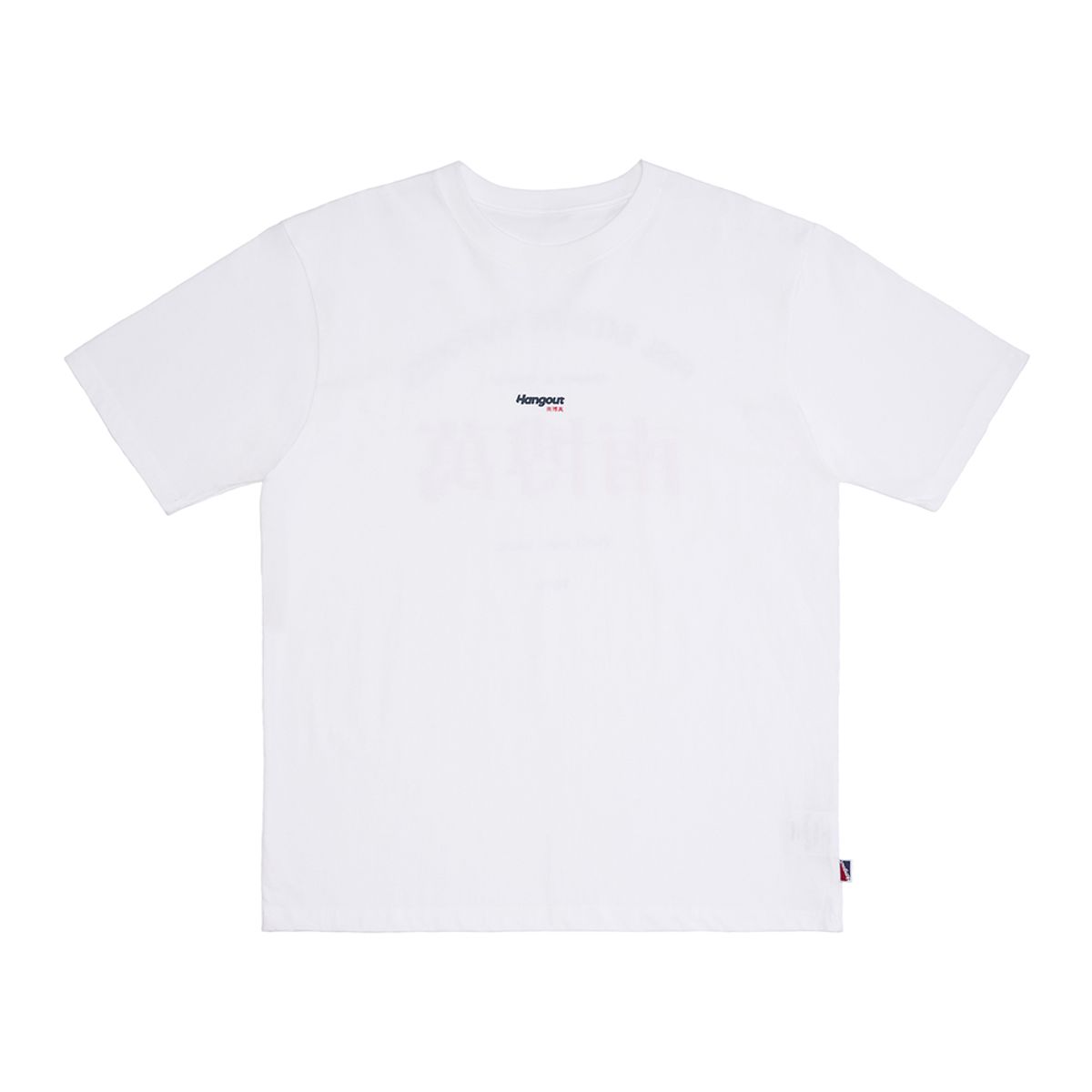 행아웃(HANGOUT) X 넘버원 양꼬치 티셔츠 (화이트)