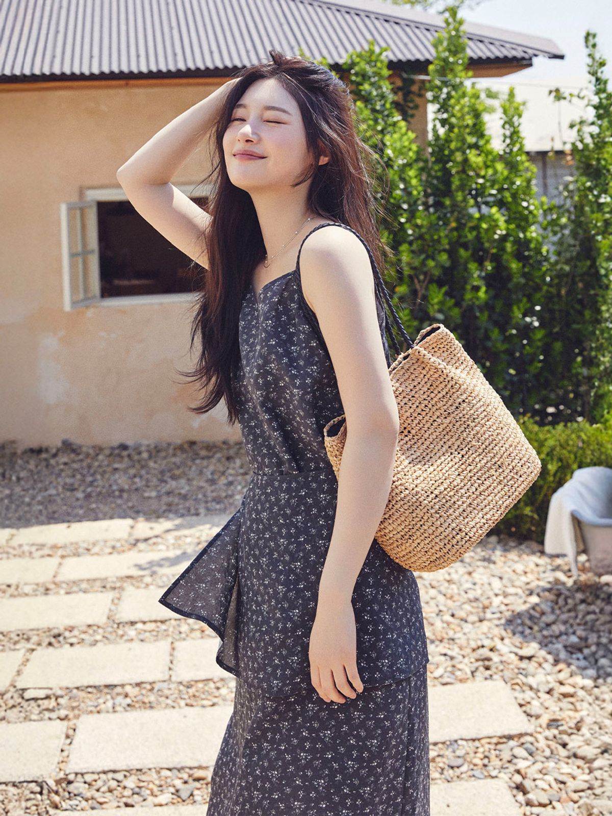 온앤온(ON&ON) 랩 스커트 레이어드 원피스 NEW5MO621