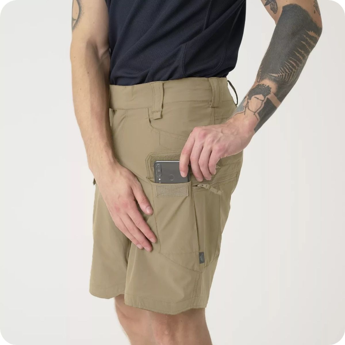 헬리콘텍스(HELIKONTEX) OTS 8.5인치 [라이트] 아웃도어 택티컬 숏팬츠 쉐도우그레이